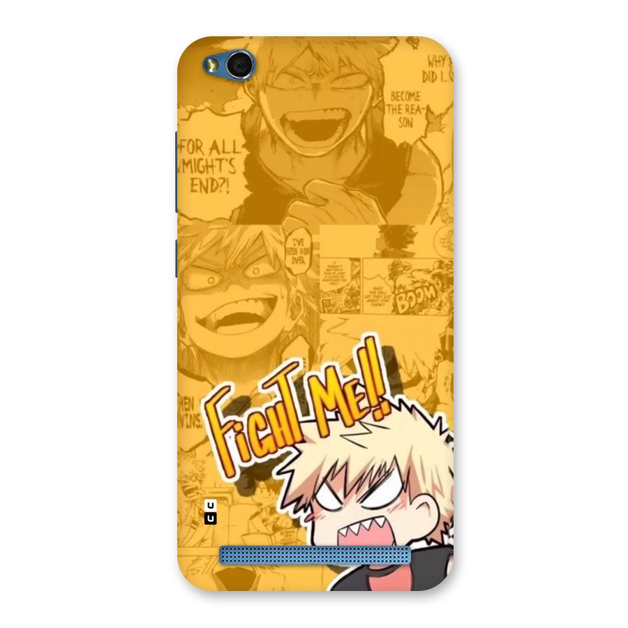 Fight Me Challenge Back Case for Redmi 5A