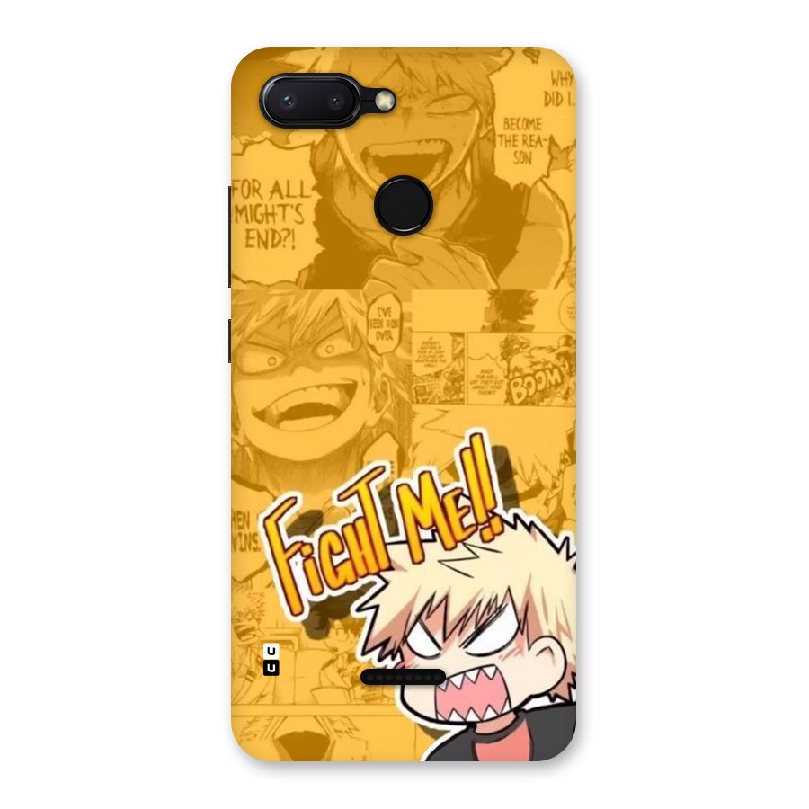 Fight Me Challenge Back Case for Redmi 6