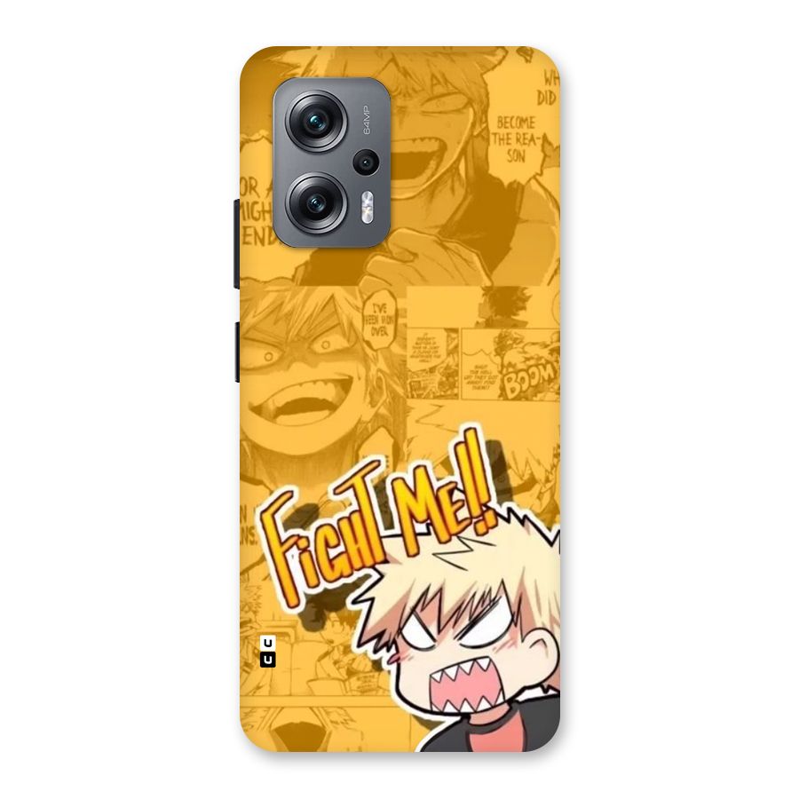 Fight Me Challenge Back Case for Redmi K50i