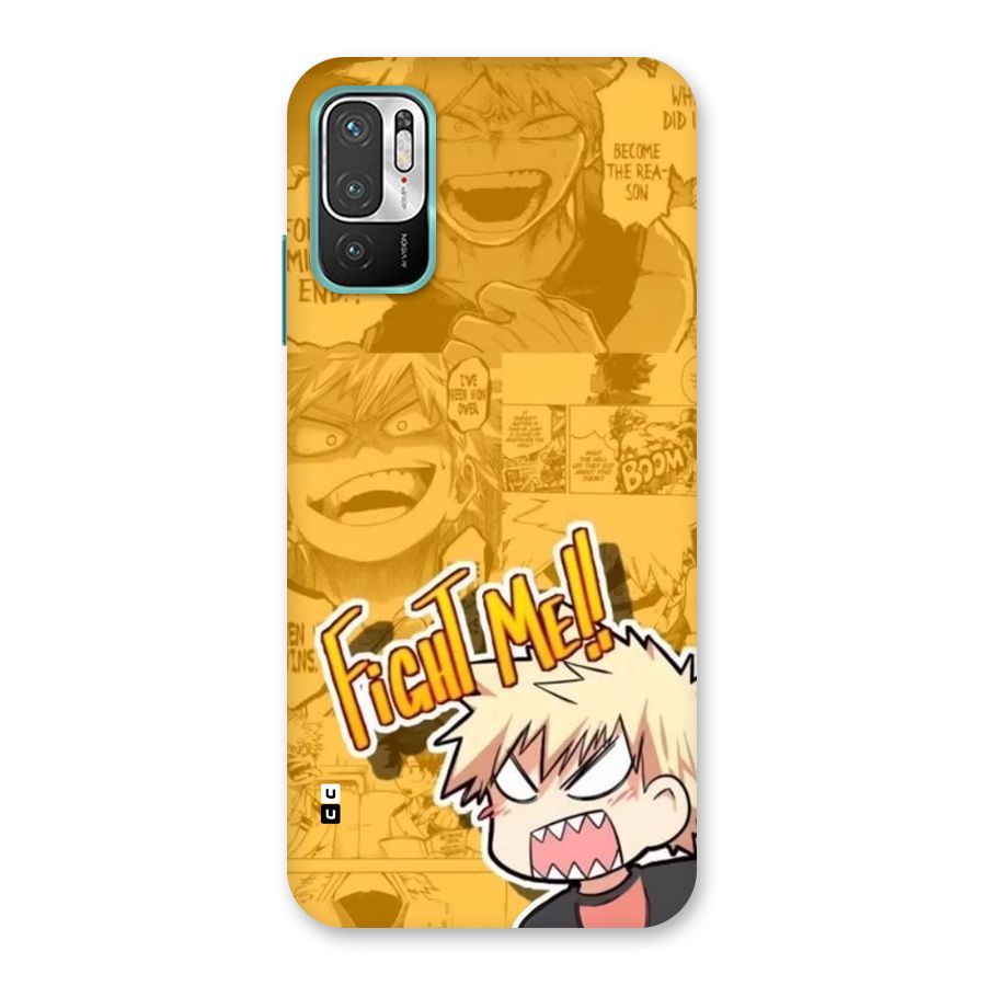 Fight Me Challenge Back Case for Redmi Note 10T 5G