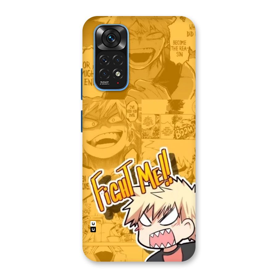 Fight Me Challenge Back Case for Redmi Note 11S