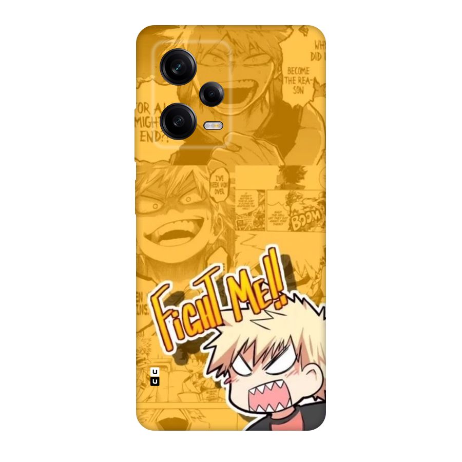 Fight Me Challenge Back Case for Redmi Note 12 Pro