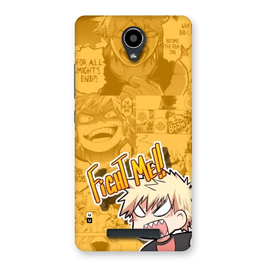 Fight Me Challenge Back Case for Redmi Note 2