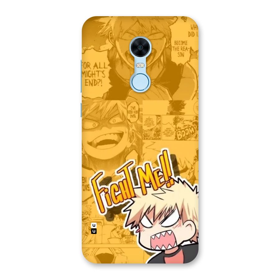 Fight Me Challenge Back Case for Redmi Note 5