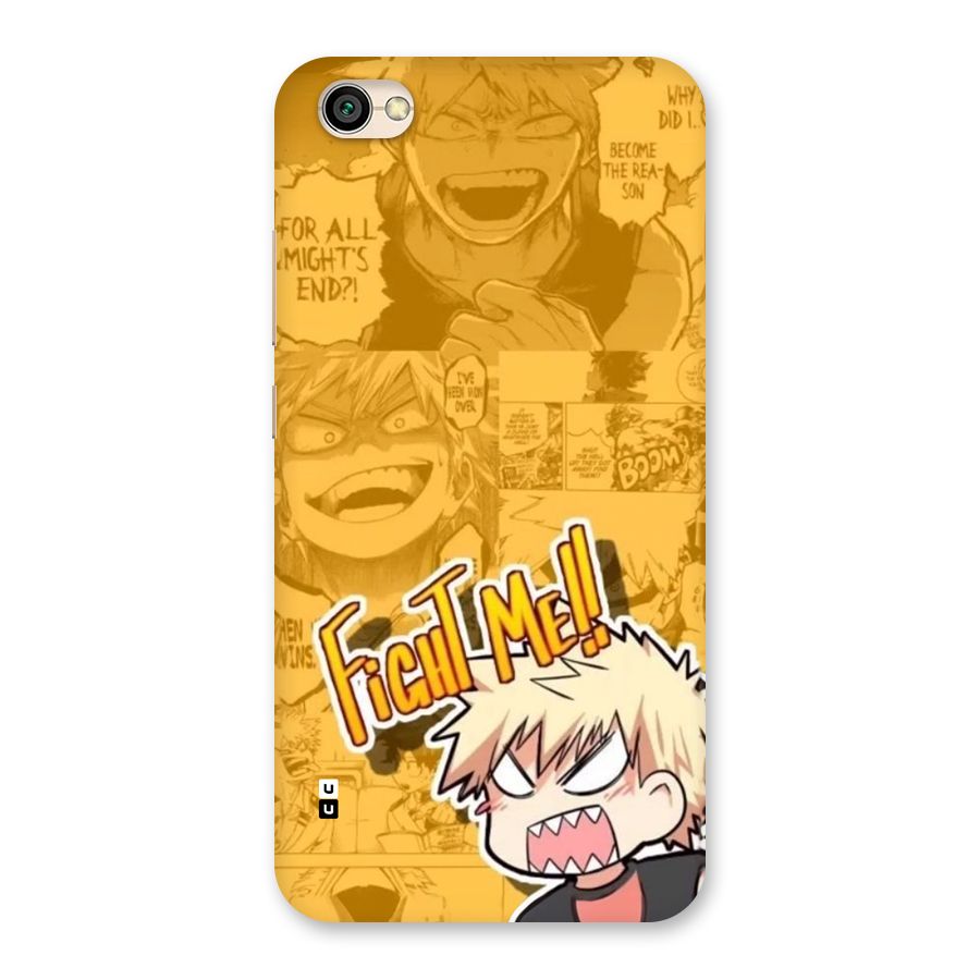 Fight Me Challenge Back Case for Redmi Y1 Lite