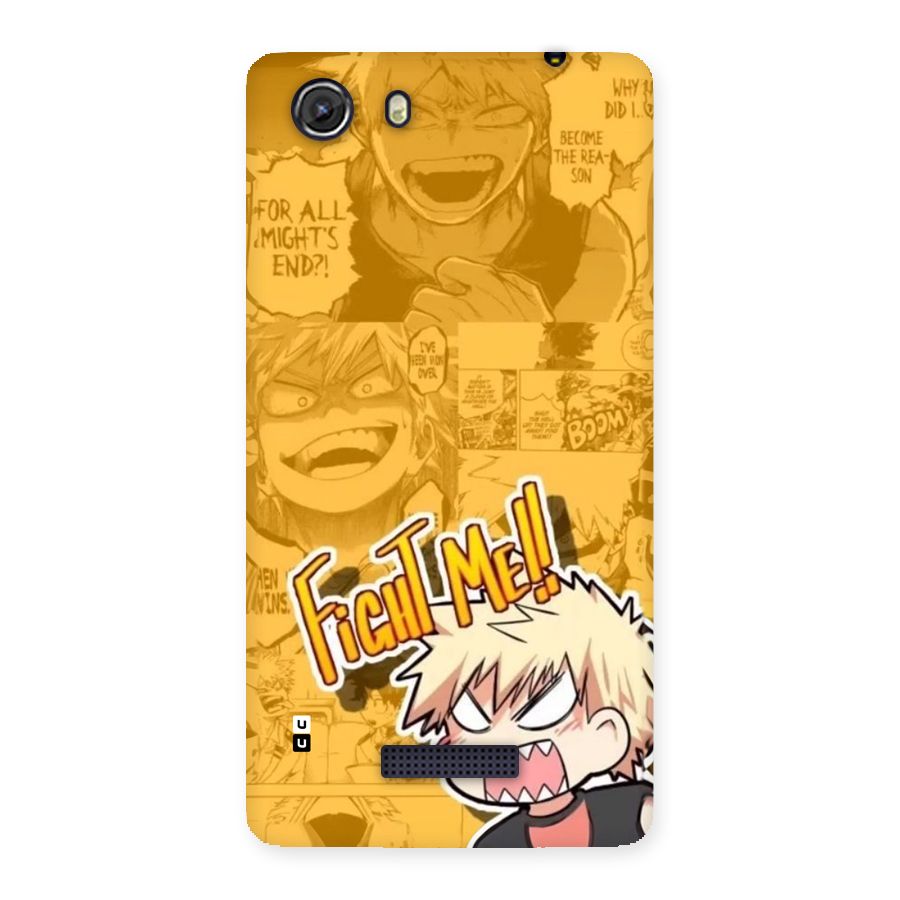 Fight Me Challenge Back Case for Unite 3