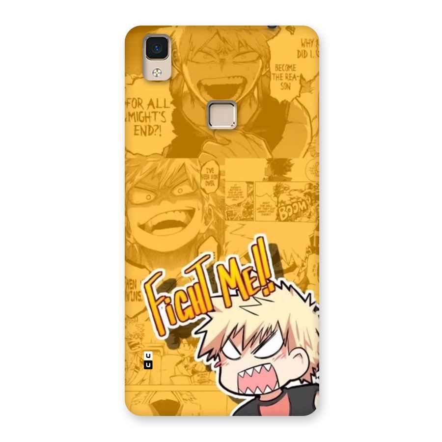 Fight Me Challenge Back Case for V3 Max