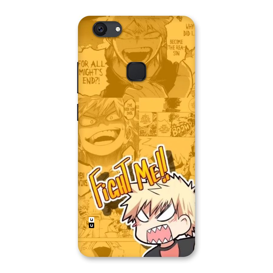 Fight Me Challenge Back Case for Vivo V7 Plus