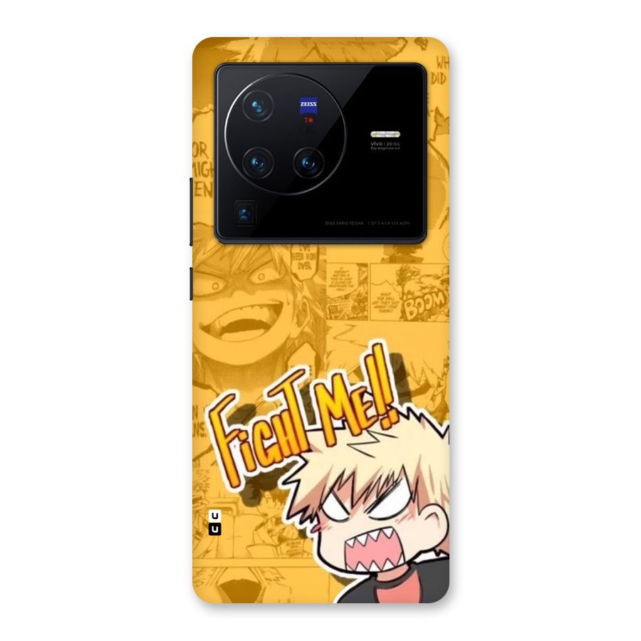 Fight Me Challenge Back Case for Vivo X80 Pro