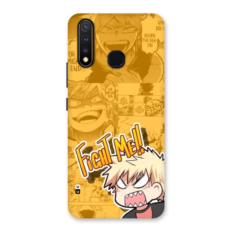 Fight Me Challenge Back Case for Vivo Y19