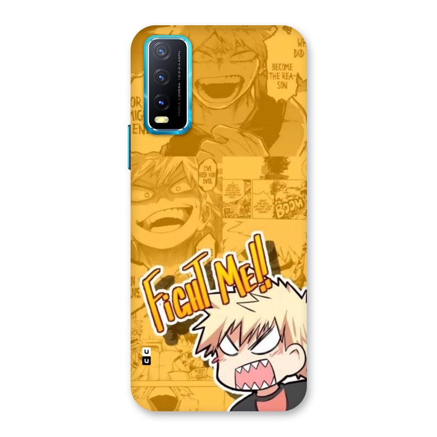 Fight Me Challenge Back Case for Vivo Y20G