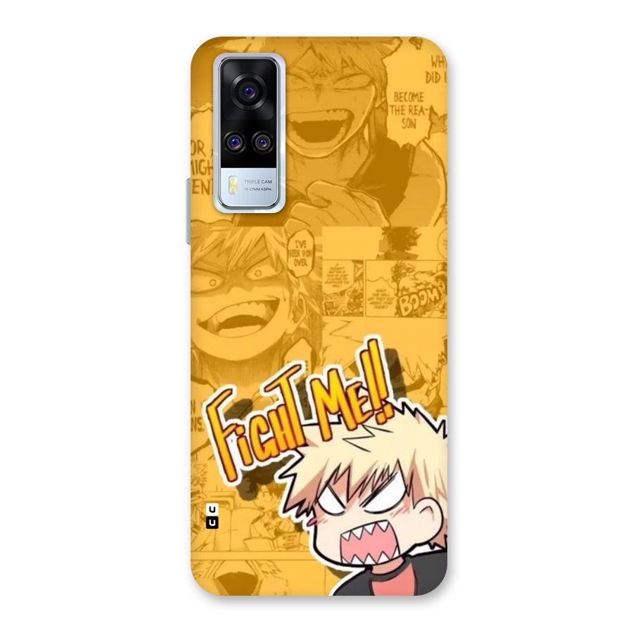 Fight Me Challenge Back Case for Vivo Y31