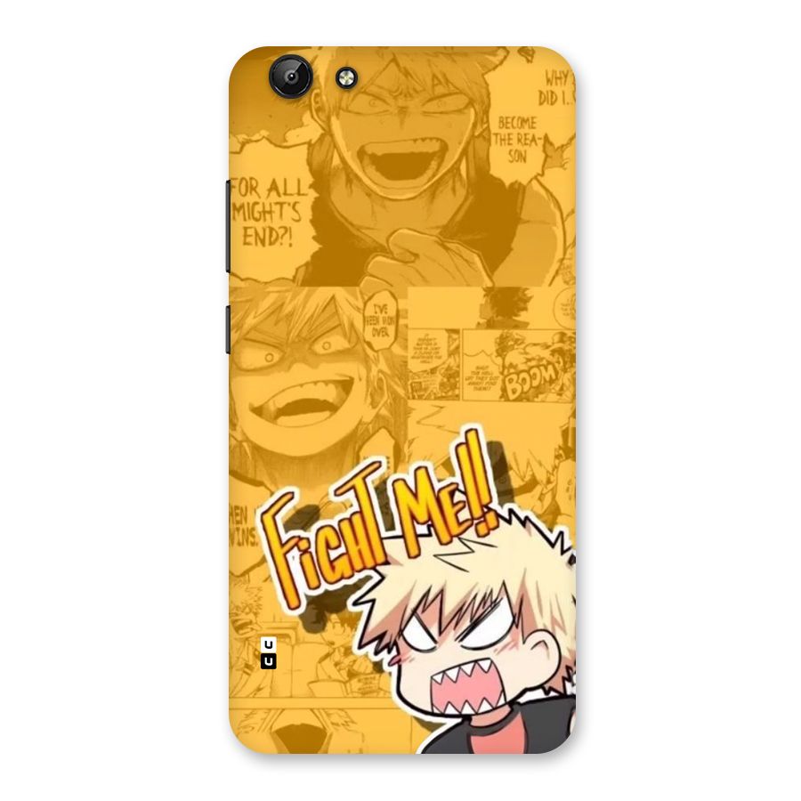Fight Me Challenge Back Case for Vivo Y69