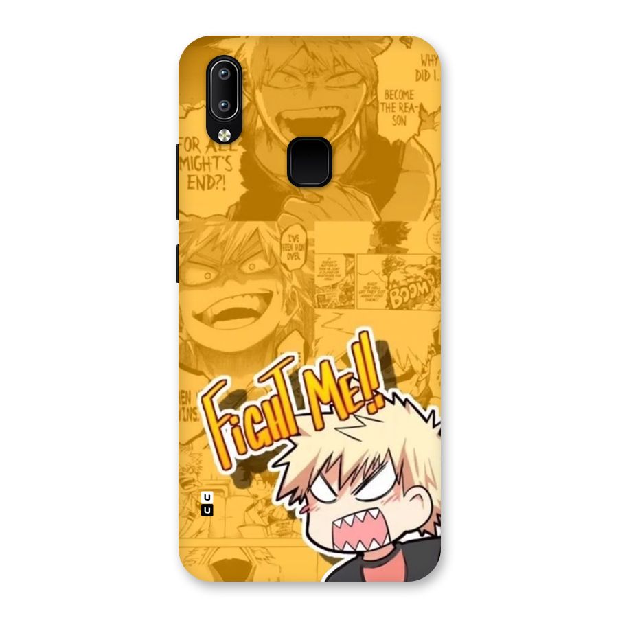 Fight Me Challenge Back Case for Vivo Y93