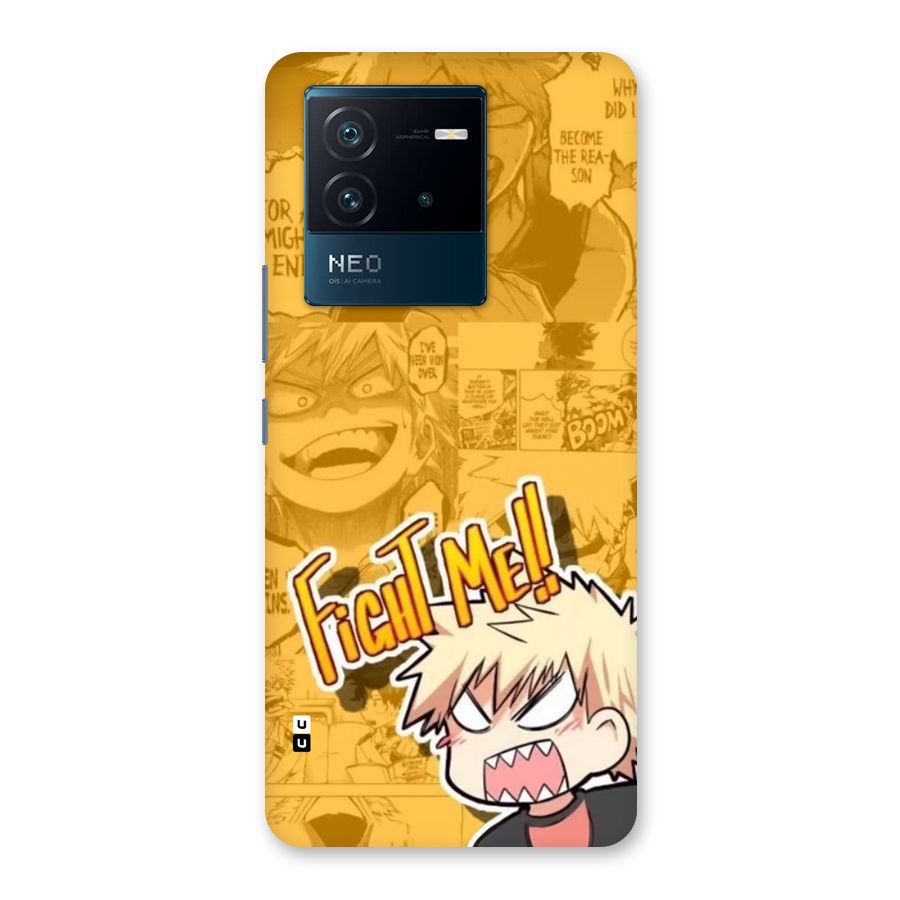 Fight Me Challenge Back Case for Vivo iQOO Neo 6 5G