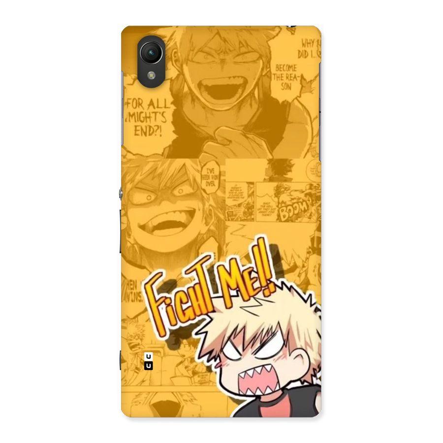 Fight Me Challenge Back Case for Xperia Z1