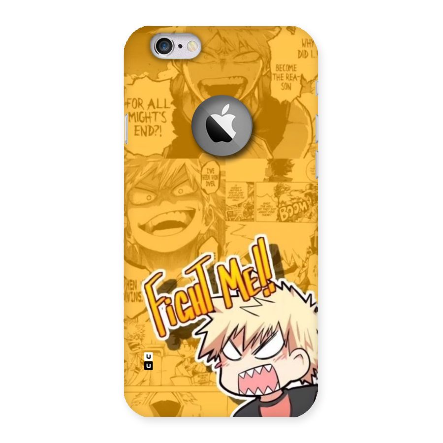 Fight Me Challenge Back Case for iPhone 6 Logo Cut