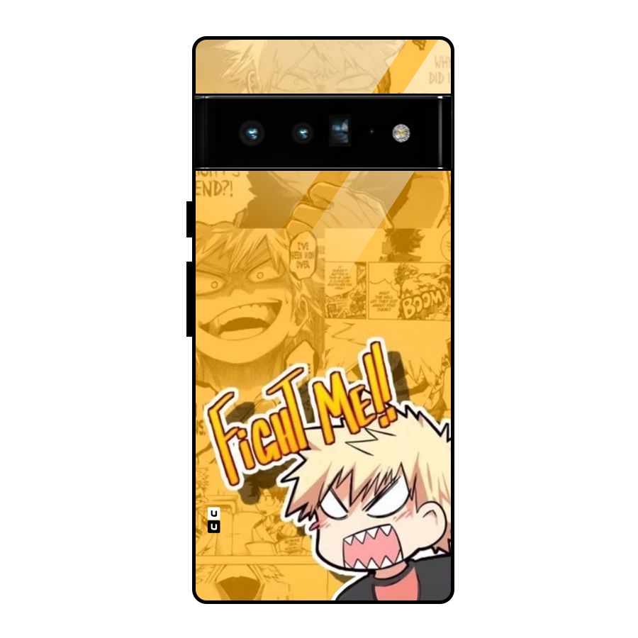 Fight Me Challenge Glass Back Case for Google Pixel 6 Pro