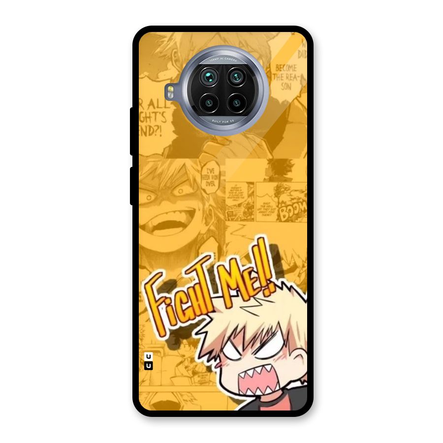Fight Me Challenge Glass Back Case for Mi 10i