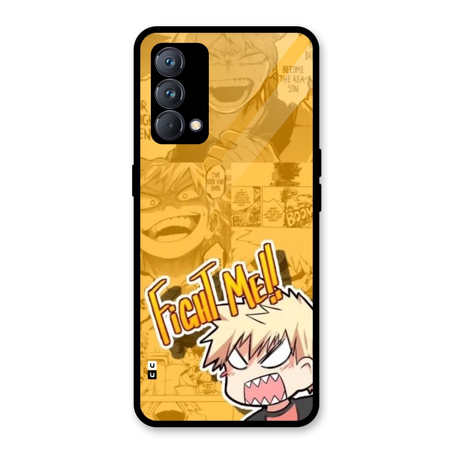 Fight Me Challenge Glass Back Case for Realme GT Master Edition
