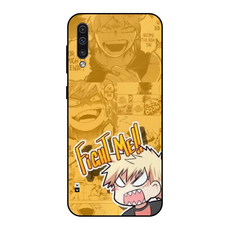 Fight Me Challenge Metal Back Case for Galaxy A50s