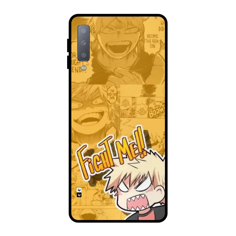 Fight Me Challenge Metal Back Case for Galaxy A7 (2018)