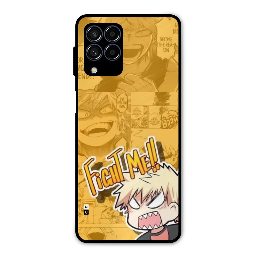 Fight Me Challenge Metal Back Case for Galaxy M53 5G