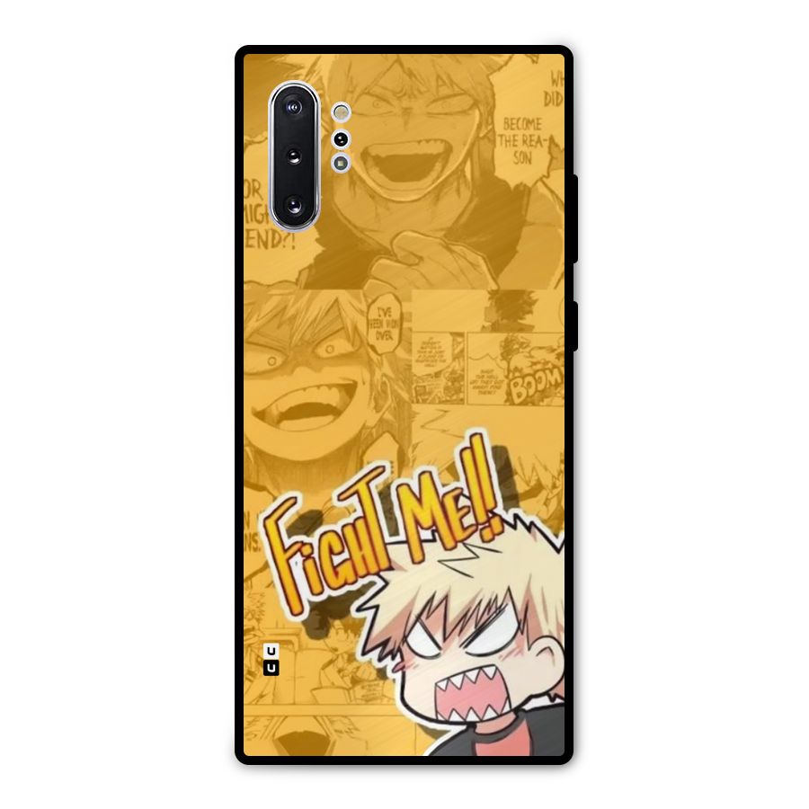 Fight Me Challenge Metal Back Case for Galaxy Note 10 Plus