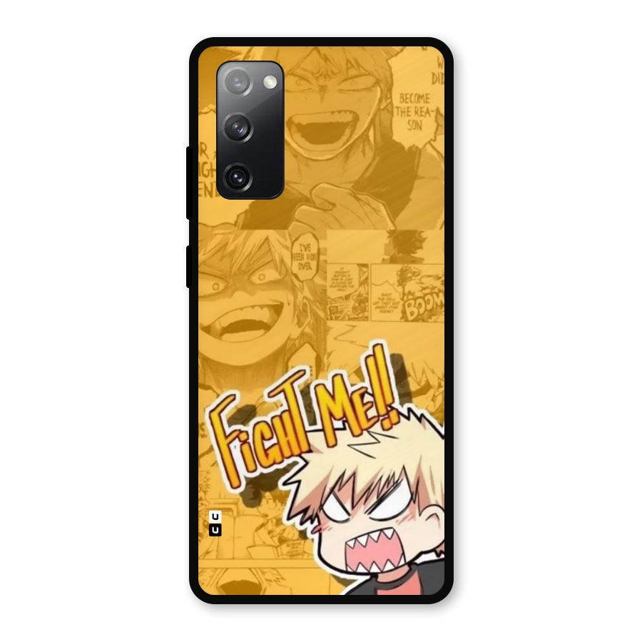 Fight Me Challenge Metal Back Case for Galaxy S20 FE 5G