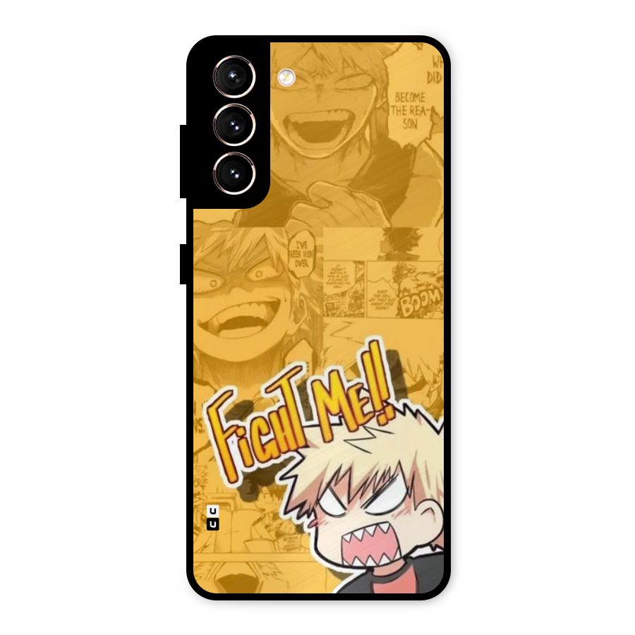 Fight Me Challenge Metal Back Case for Galaxy S21 5G