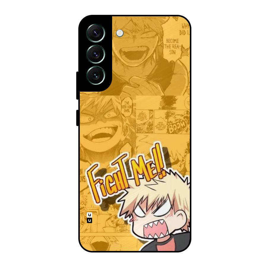 Fight Me Challenge Metal Back Case for Galaxy S22 Plus 5G