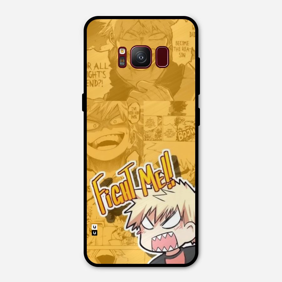 Fight Me Challenge Metal Back Case for Galaxy S8