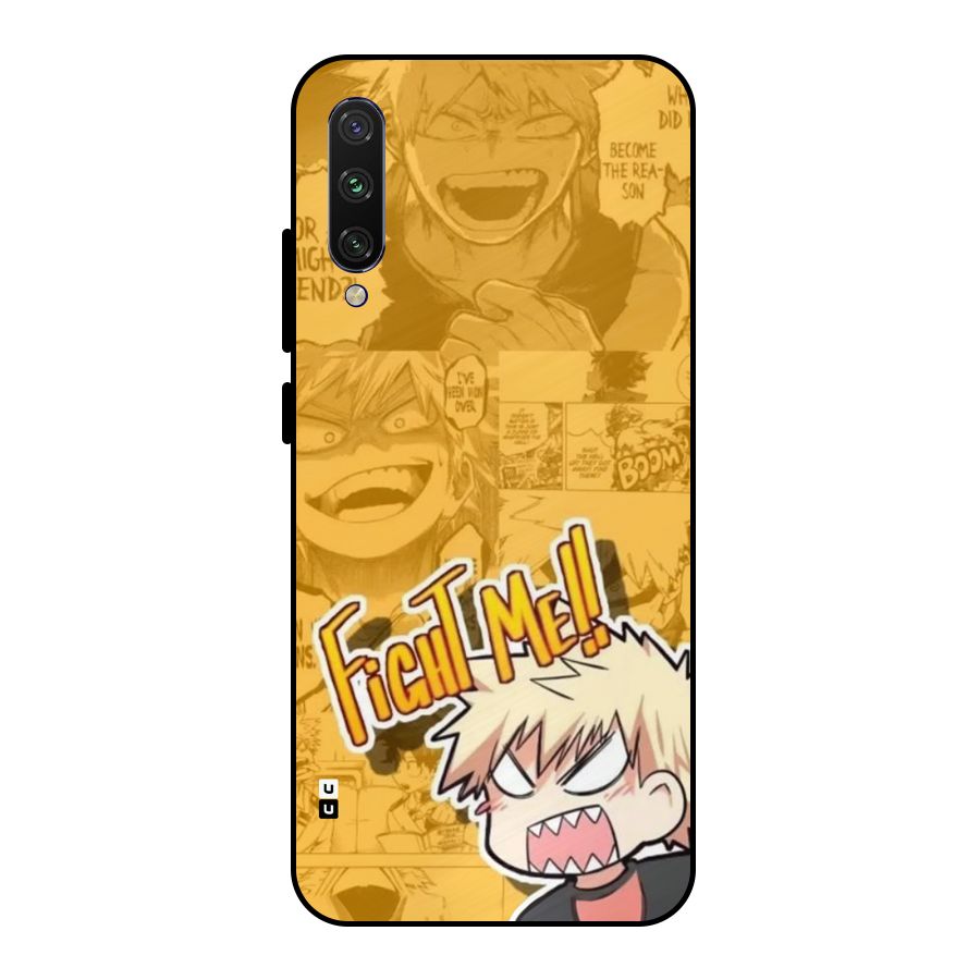 Fight Me Challenge Metal Back Case for Mi A3