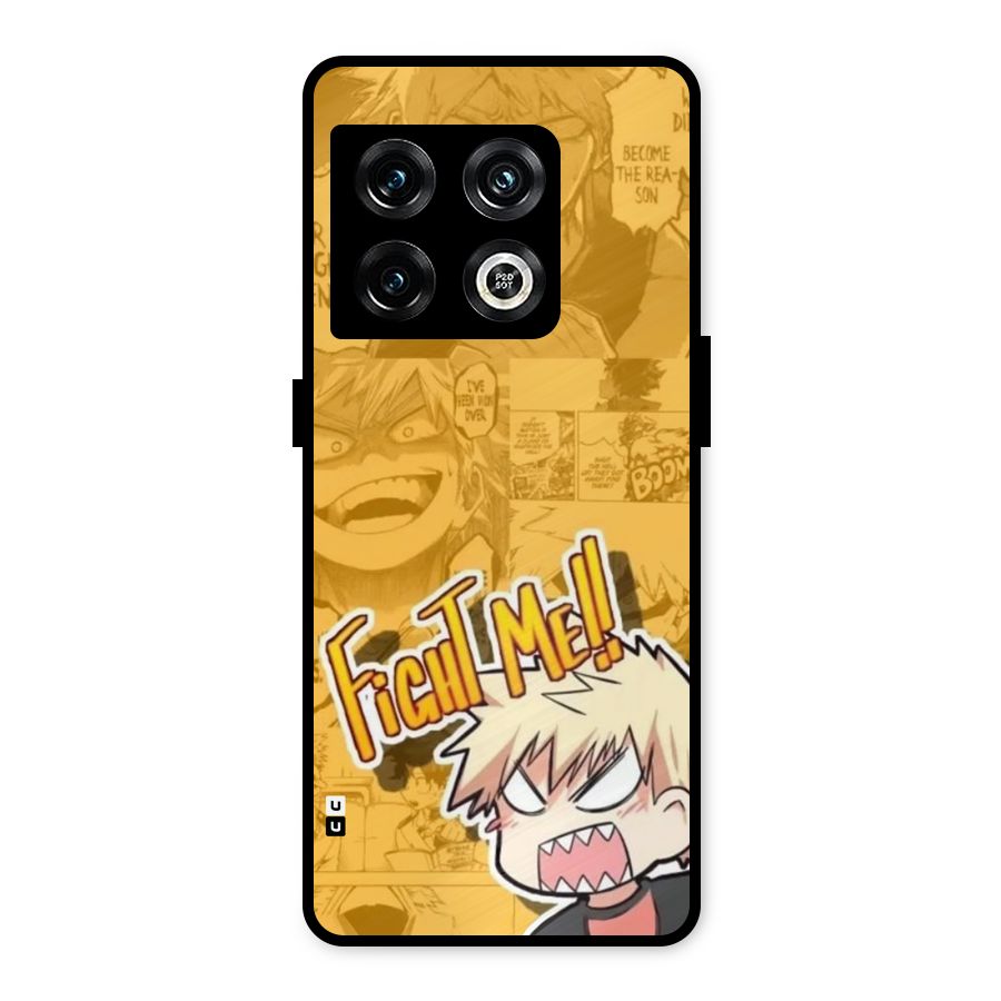 Fight Me Challenge Metal Back Case for OnePlus 10 Pro 5G