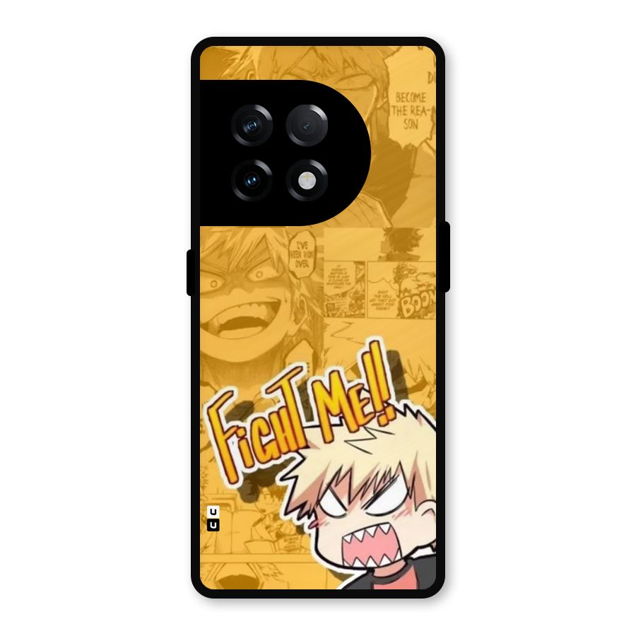 Fight Me Challenge Metal Back Case for OnePlus 11R