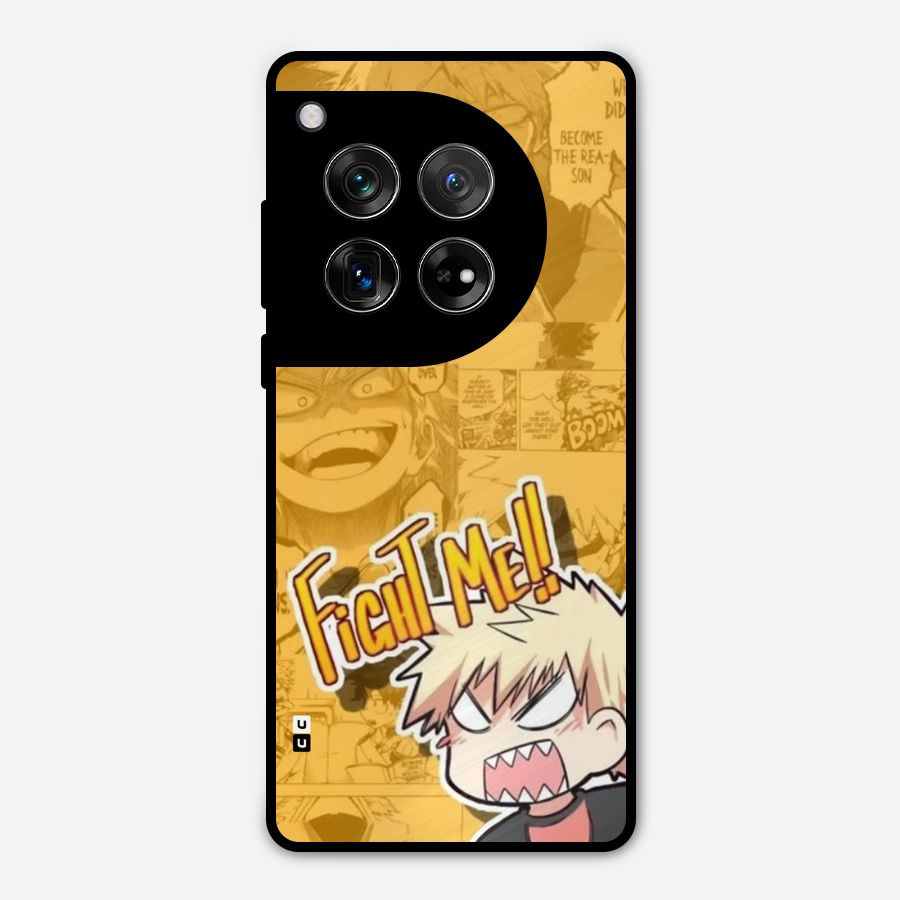 Fight Me Challenge Metal Back Case for OnePlus 12