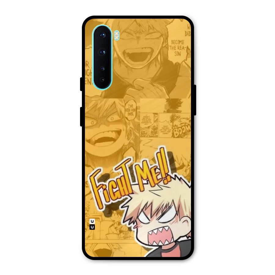 Fight Me Challenge Metal Back Case for OnePlus Nord