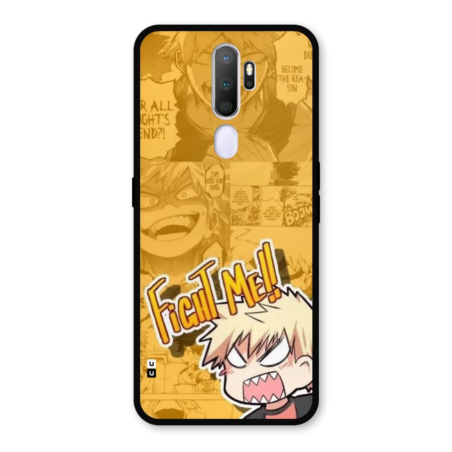 Fight Me Challenge Metal Back Case for Oppo A5 (2020)