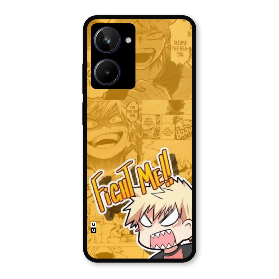 Fight Me Challenge Metal Back Case for Realme 10