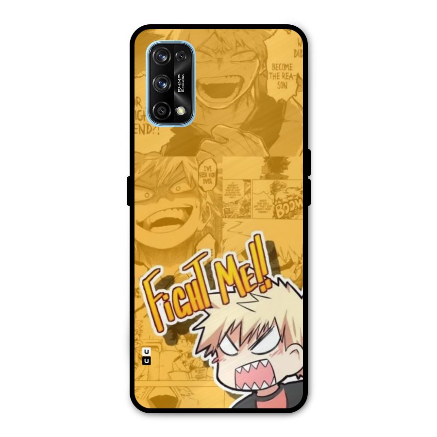 Fight Me Challenge Metal Back Case for Realme 7 Pro