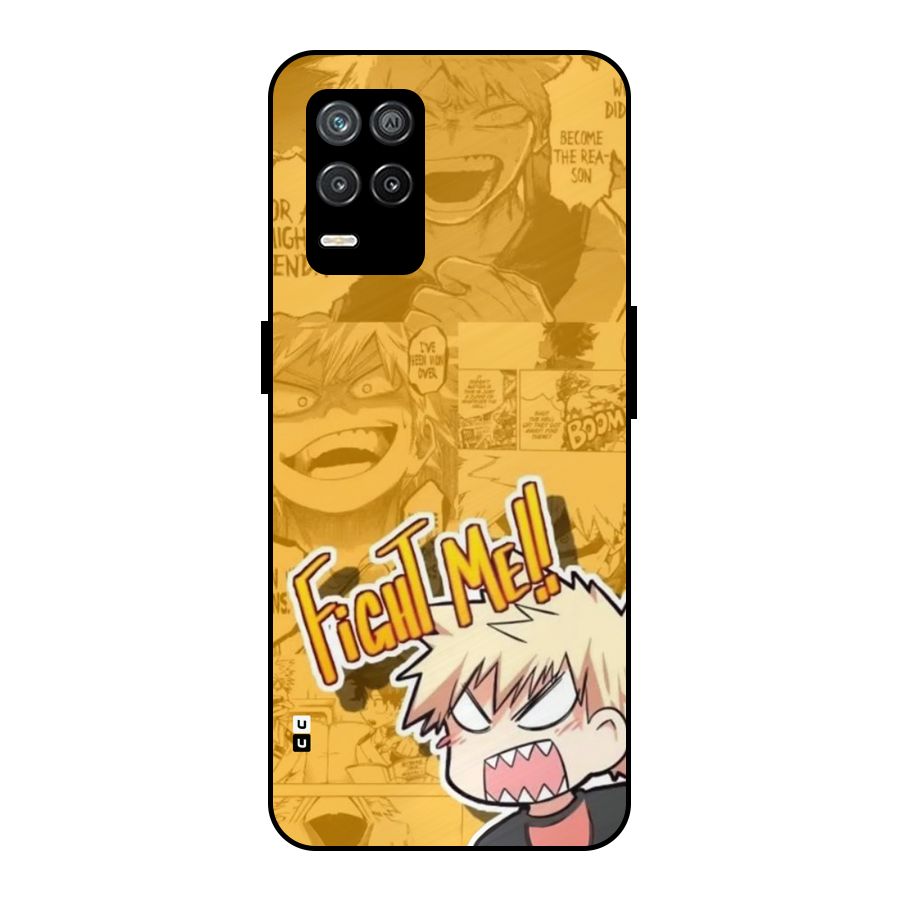 Fight Me Challenge Metal Back Case for Realme 8 5G
