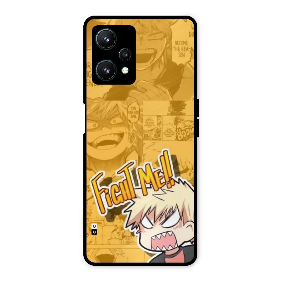 Fight Me Challenge Metal Back Case for Realme 9 Pro 5G