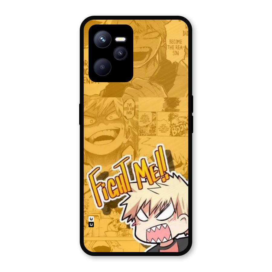 Fight Me Challenge Metal Back Case for Realme C35