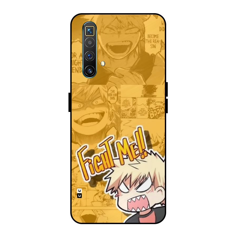 Fight Me Challenge Metal Back Case for Realme X3