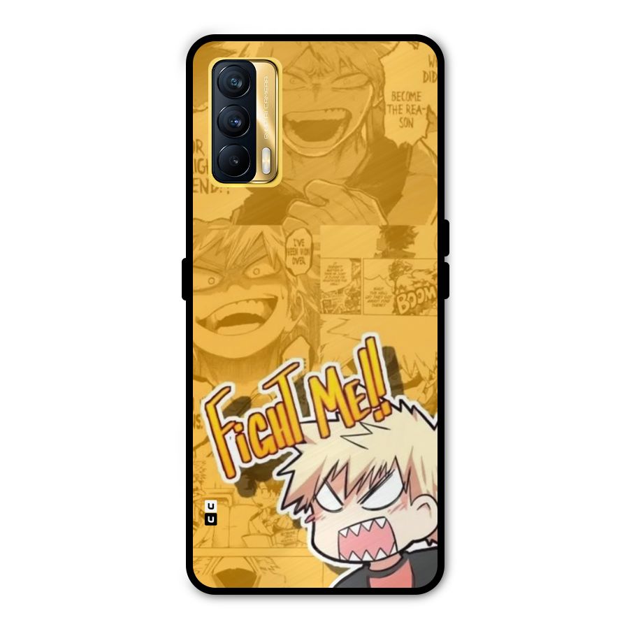 Fight Me Challenge Metal Back Case for Realme X7