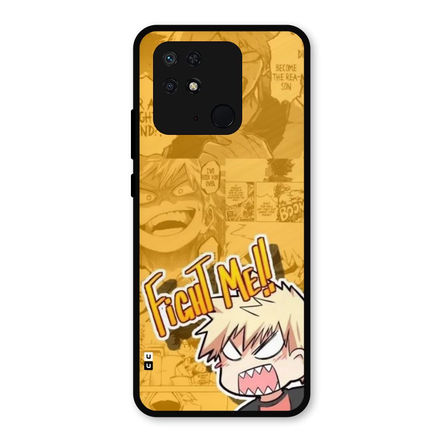 Fight Me Challenge Metal Back Case for Redmi 10 Power