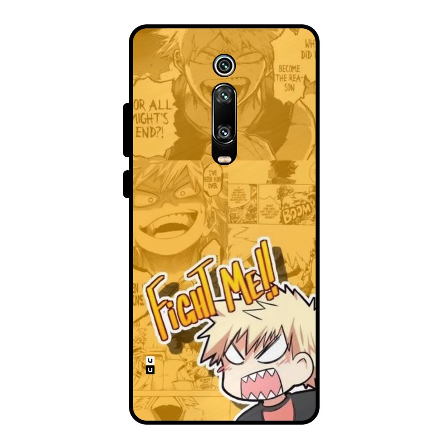 Fight Me Challenge Metal Back Case for Redmi K20