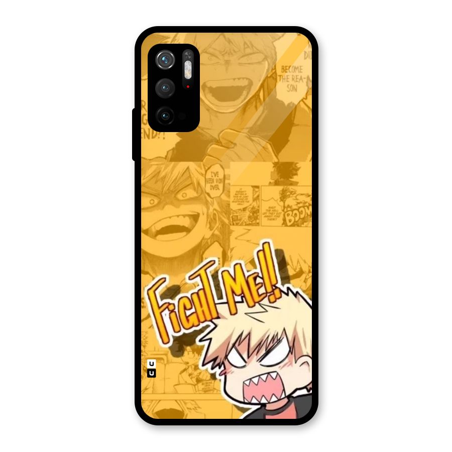 Fight Me Challenge Metal Back Case for Redmi Note 10T 5G