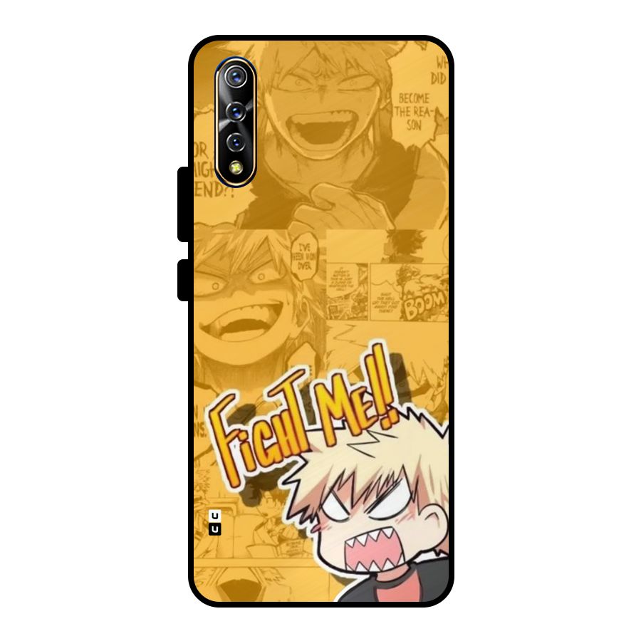 Fight Me Challenge Metal Back Case for Vivo S1