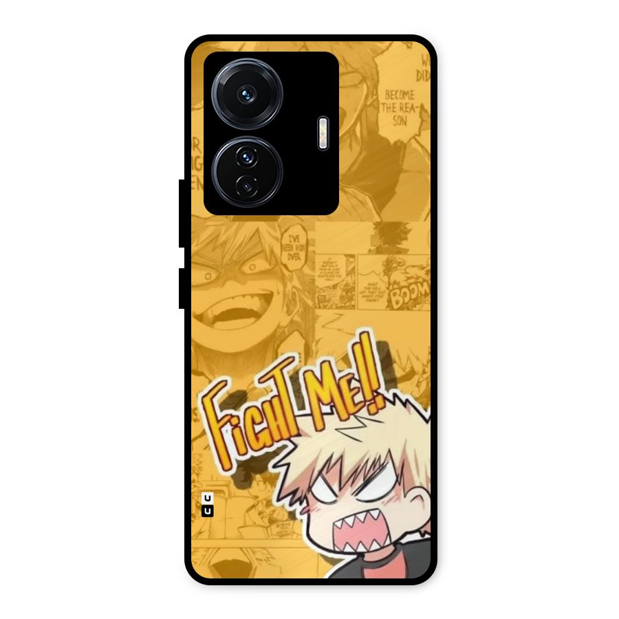 Fight Me Challenge Metal Back Case for Vivo T1 Pro